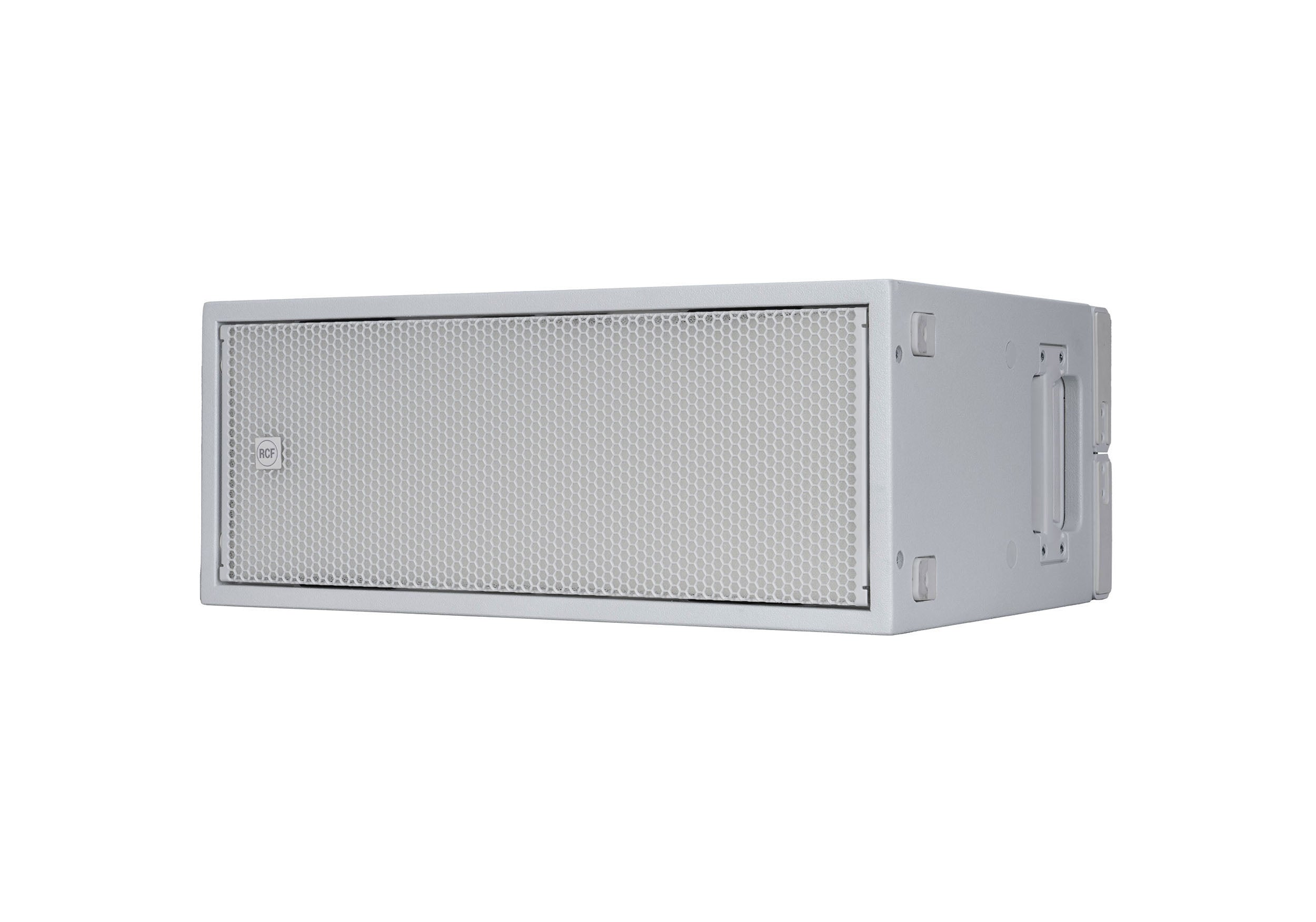 RCF SUB 808-AS W Dual 8-Inch High-Performance Active Subwoofer White - 2000 Watt by RCF