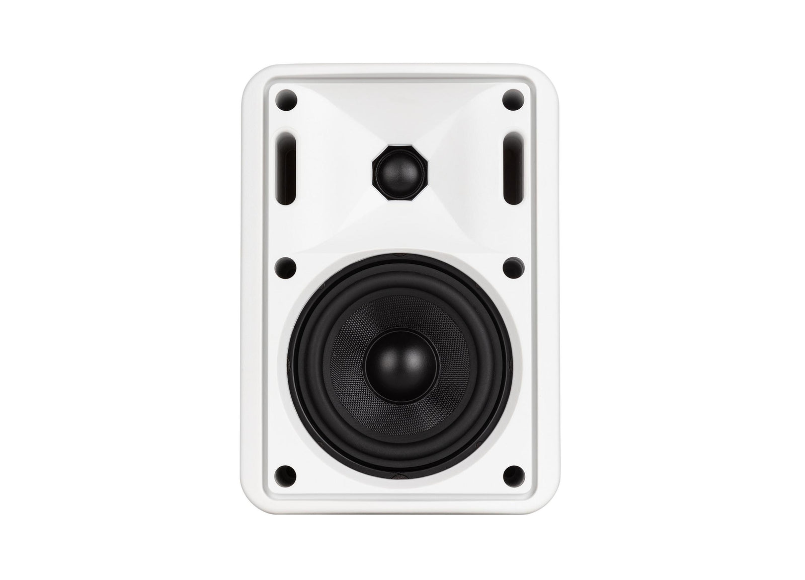 RCF MR40-T-W 4" Two-Way Bass Reflex Passive Speaker with Transformer 160W White - Pair by RCF