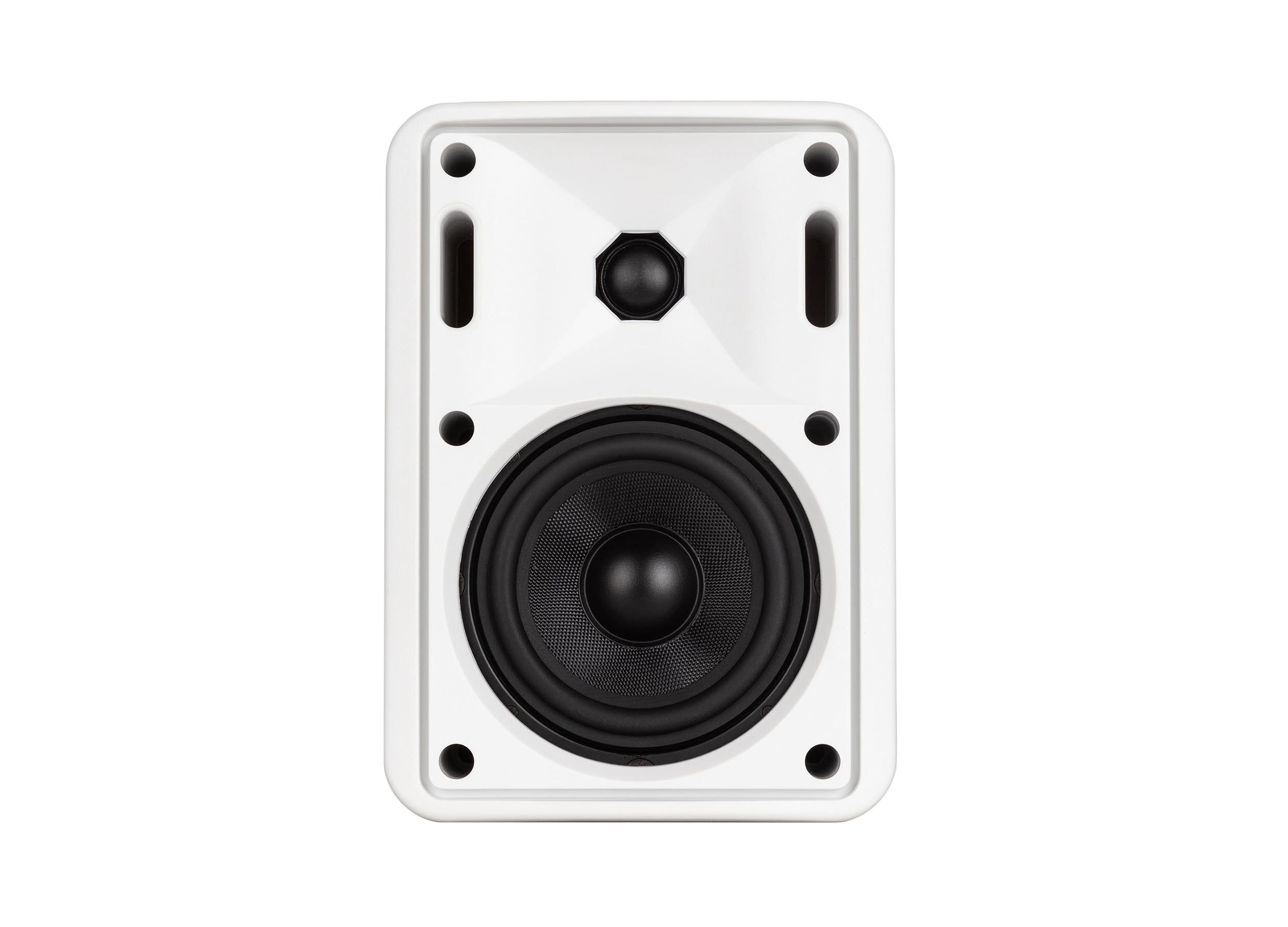 RCF MR40-T-W 4" Two-Way Bass Reflex Passive Speaker with Transformer 160W White - Pair by RCF