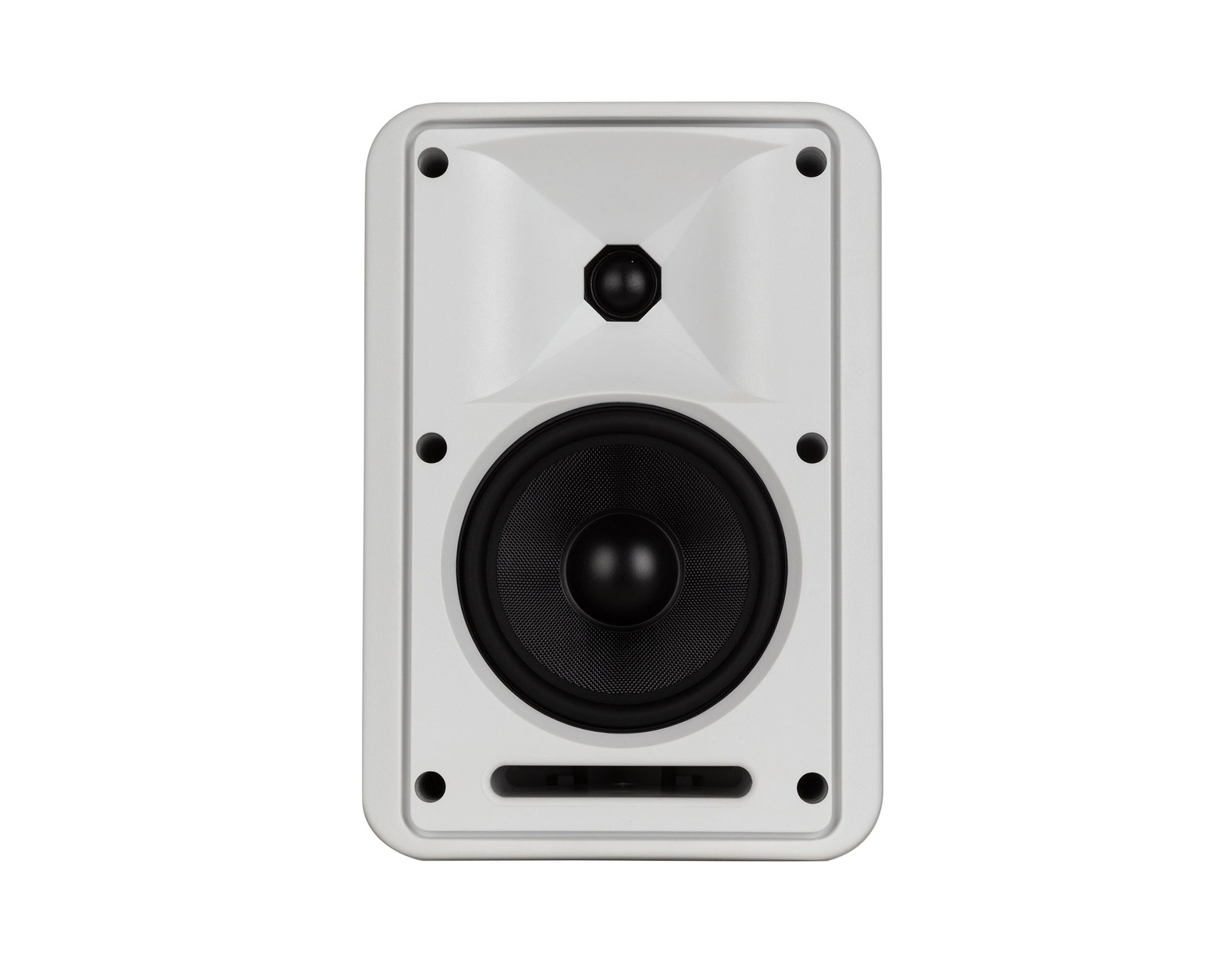 RCF MR50-T-W 5-Inch Two-Way Bass Reflex Passive Speaker with Line Transformer White 240 Watt - Pair by RCF