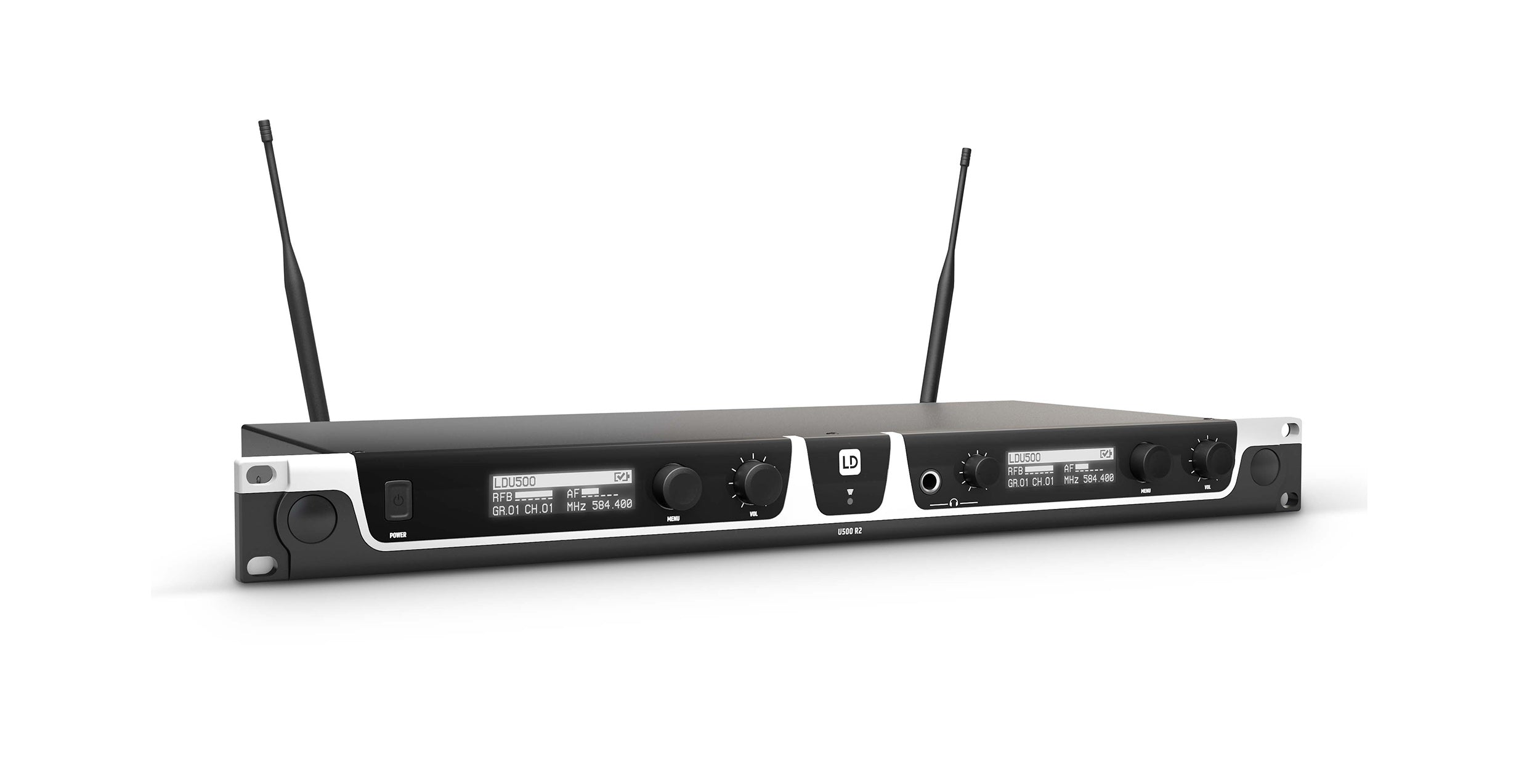LD Systems U5051BPH2(US) Dual Wireless Microphone System with 2 x Bodypack and 2 x Headset - 512 to 542 MHz by LD Systems