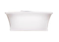 Scrim King SS-TBL02-W 6 Ft Closed Back Table Scrim - White by Scrim King