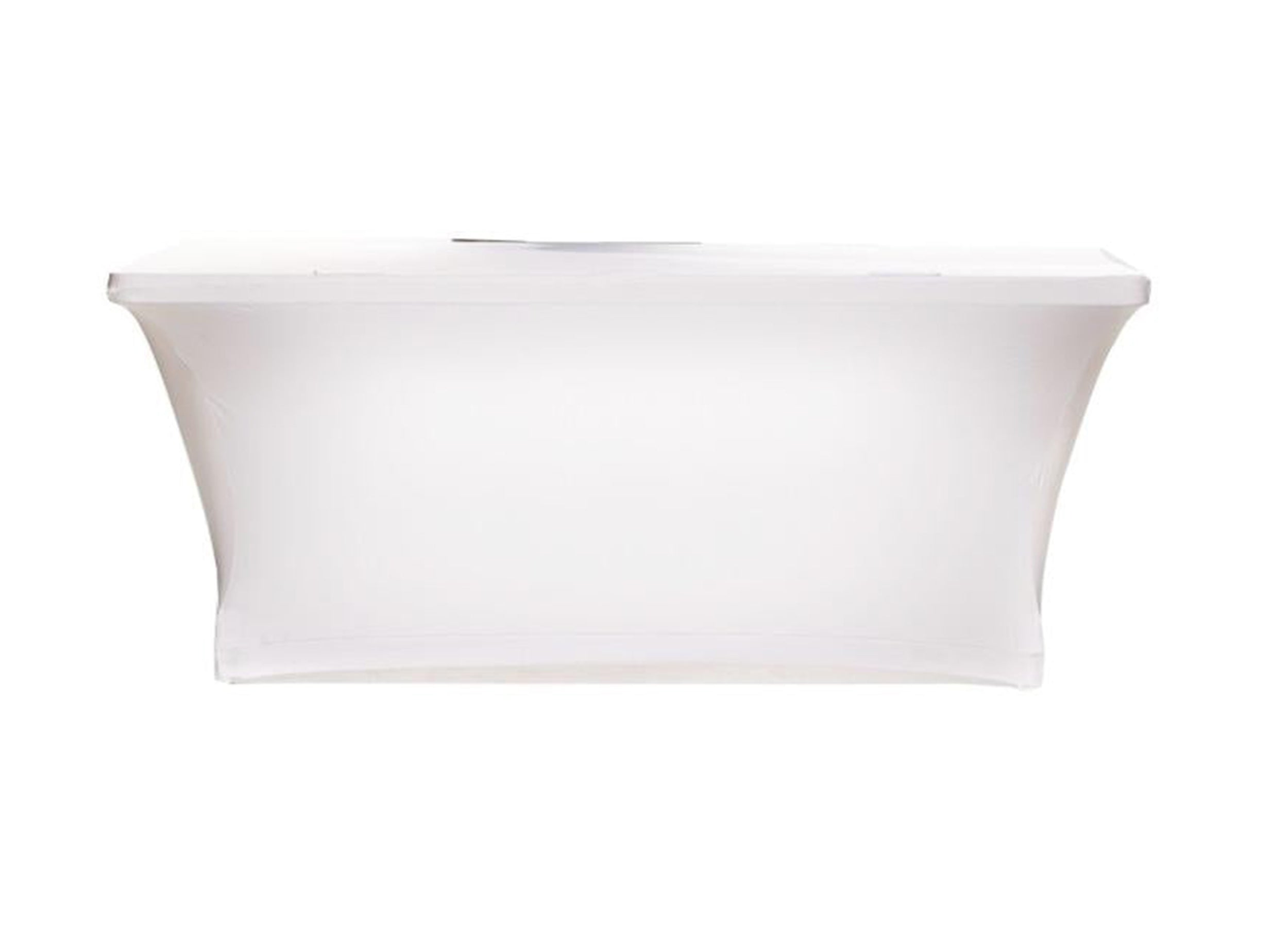 Scrim King SS-TBL02-W 6 Ft Closed Back Table Scrim - White by Scrim King