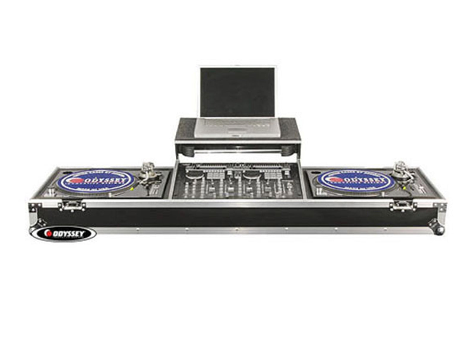 Odyssey FZGSDJ19WR Flight Zone Glide Style DJ Coffin Case With Wheels by Odyssey