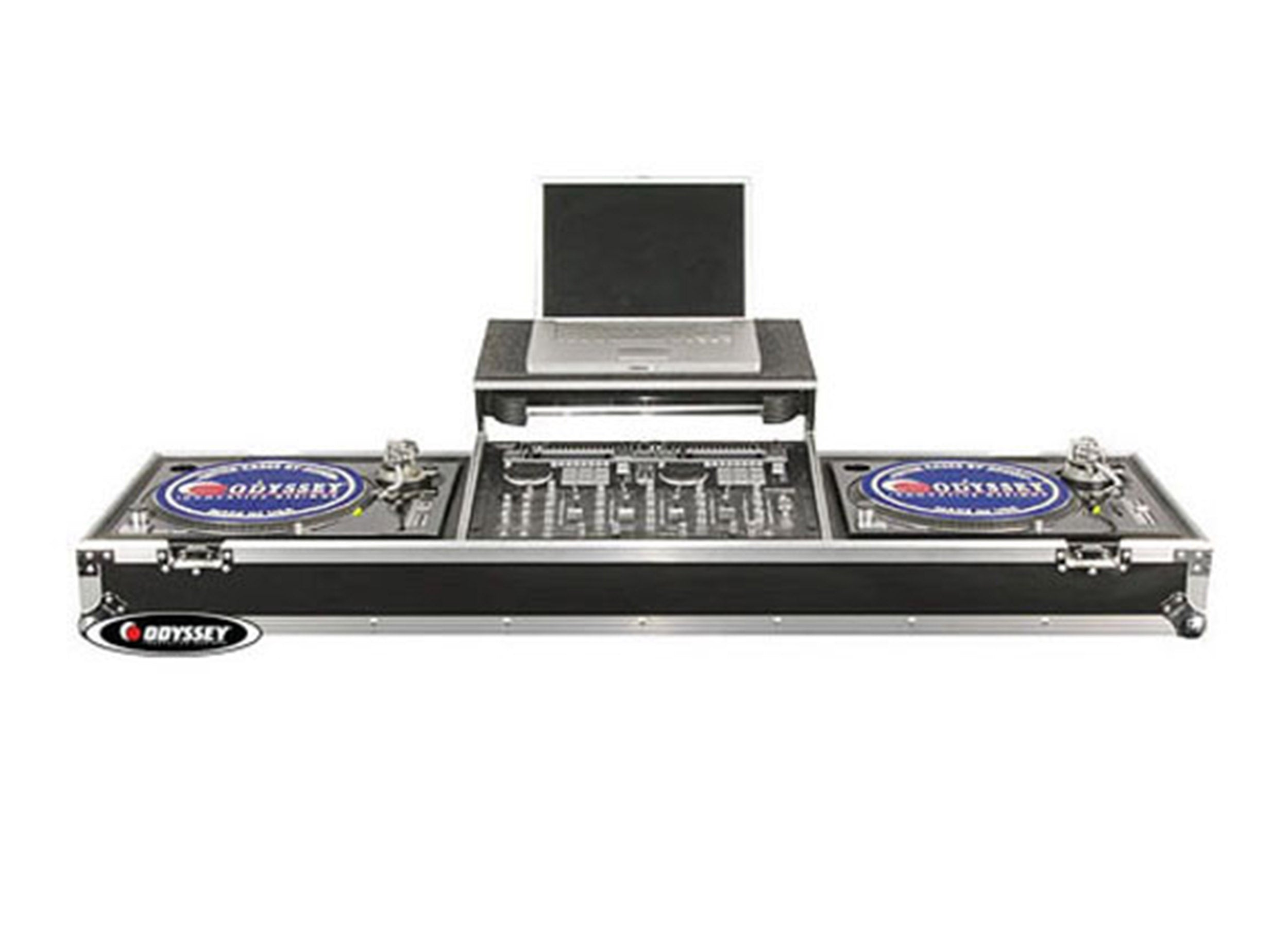 Odyssey FZGSDJ19WR Flight Zone Glide Style DJ Coffin Case With Wheels by Odyssey