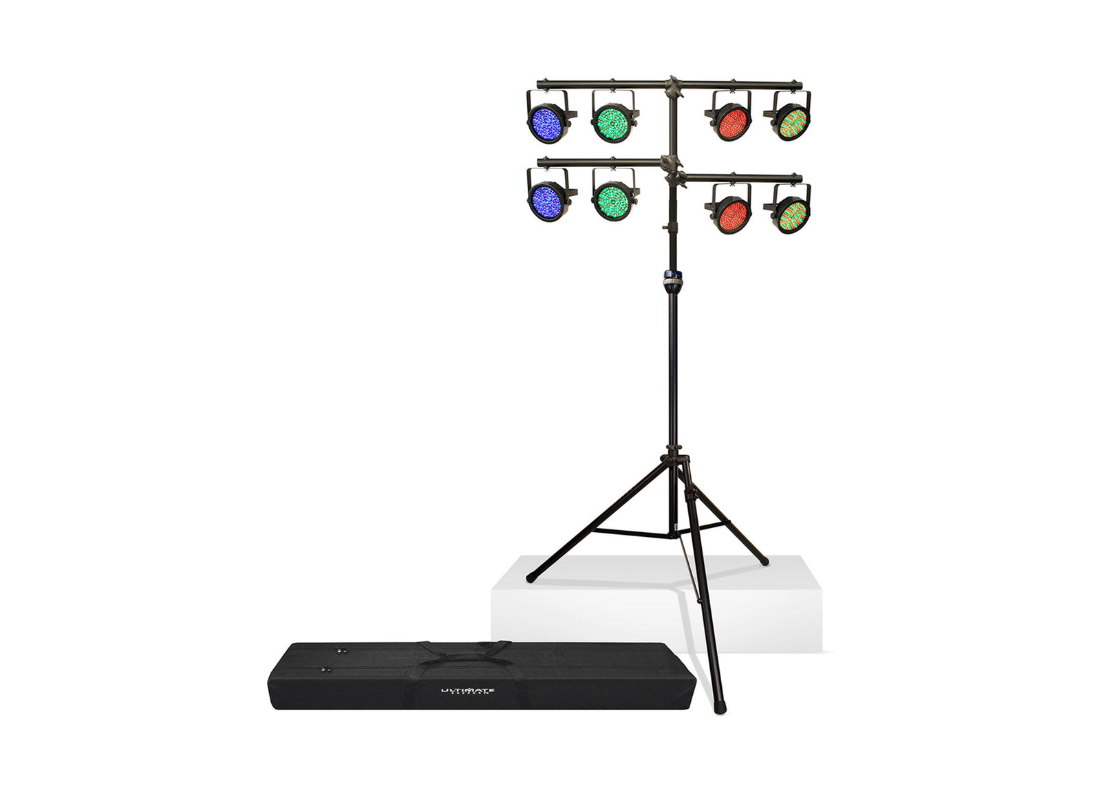 Ultimate Support LT-99BL Lighting Tree with TeleLock Lift-Assist and Leveling Leg - 11.2' by Ultimate Support