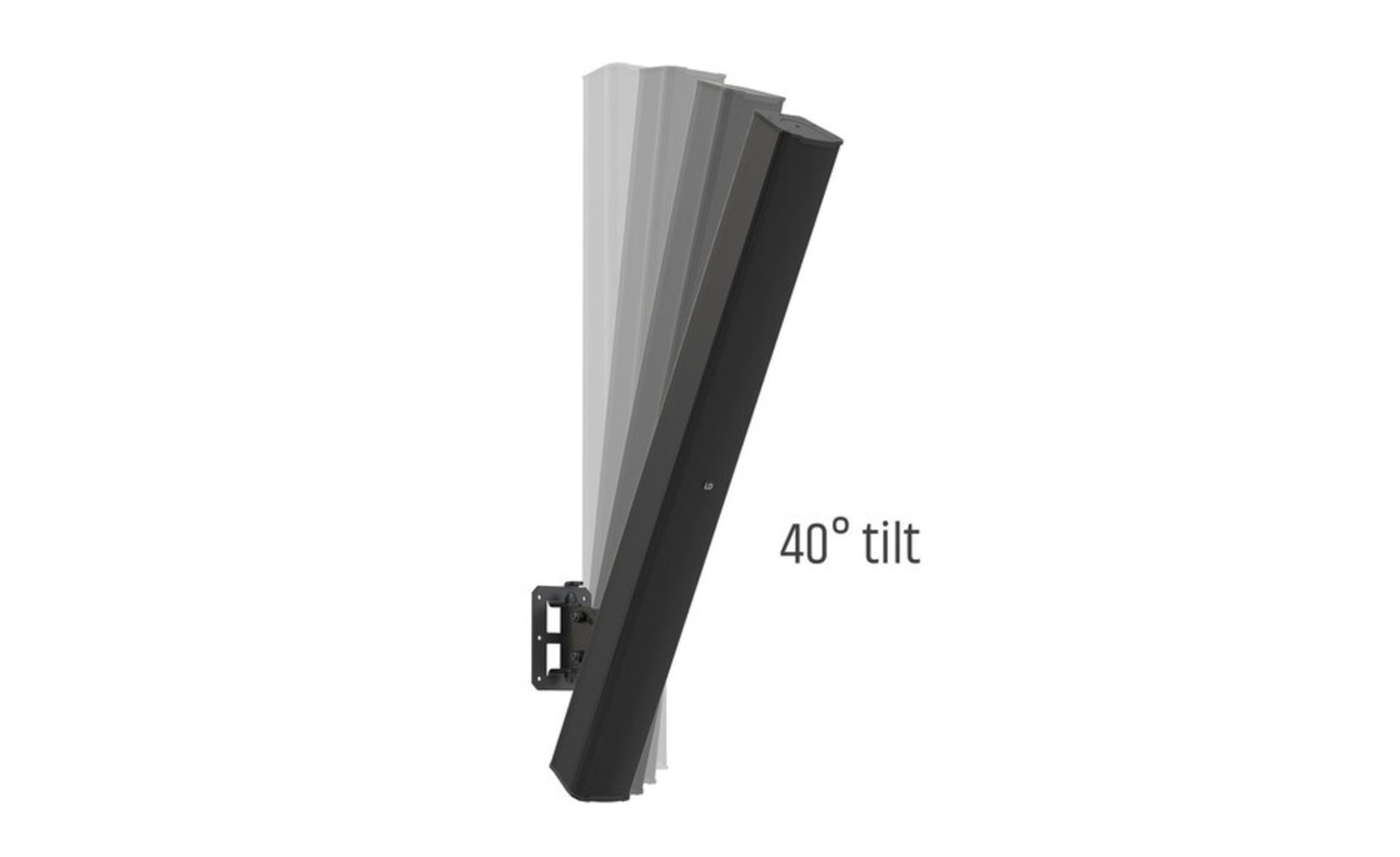 LD Systems MAUII1WMBT Tilt-and-Swivel Wall Mount for MAUI i1 - Black by LD Systems