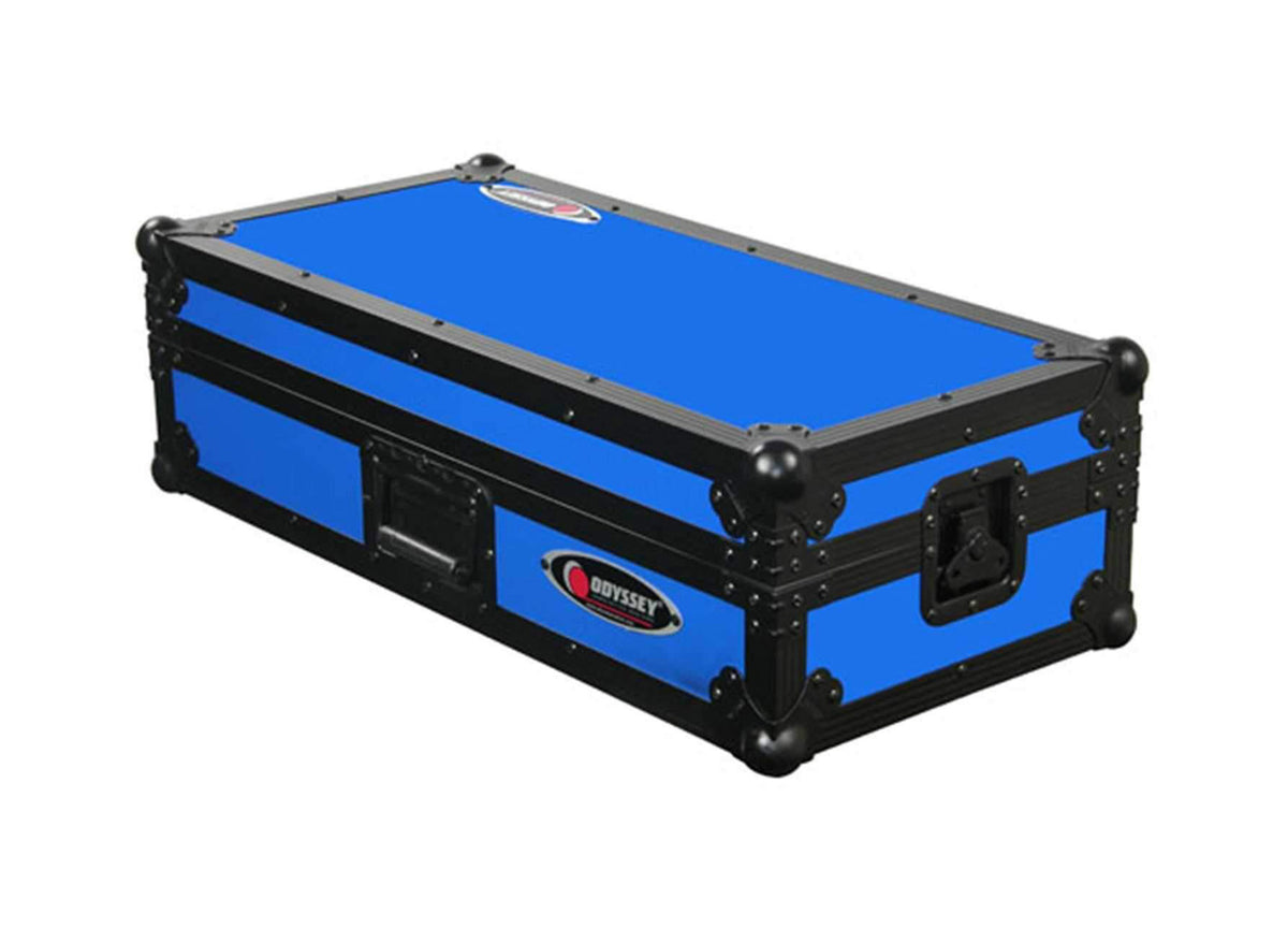 B-Stock: Odyssey Cases FRDNX1200BKBLUE New Heavy Duty Blue Denon DJ Console Flight Case