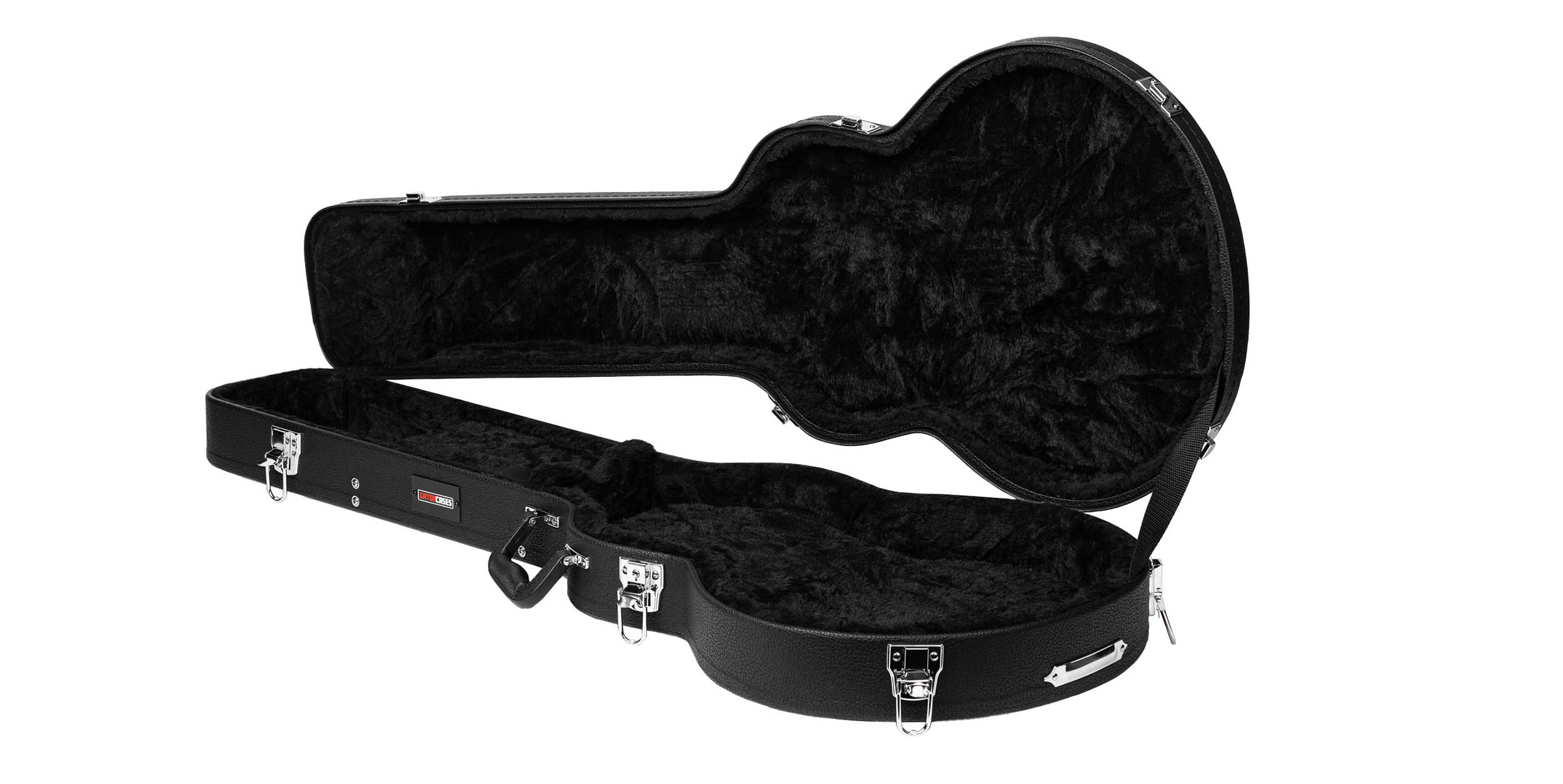 Gator GWE-339 Protective Wooden Guitar Case with Plush Interior for 339 Style Guitars by Gator Cases
