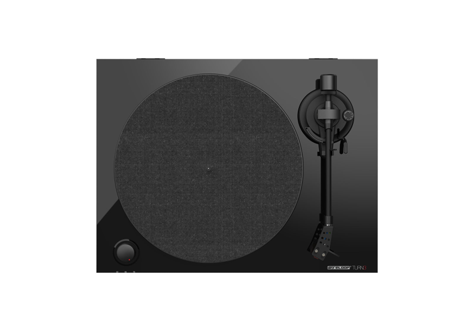 Reloop TURN-3-MK2 Premium HiFi-Turntable with Digital USB-Audio Interface - Black