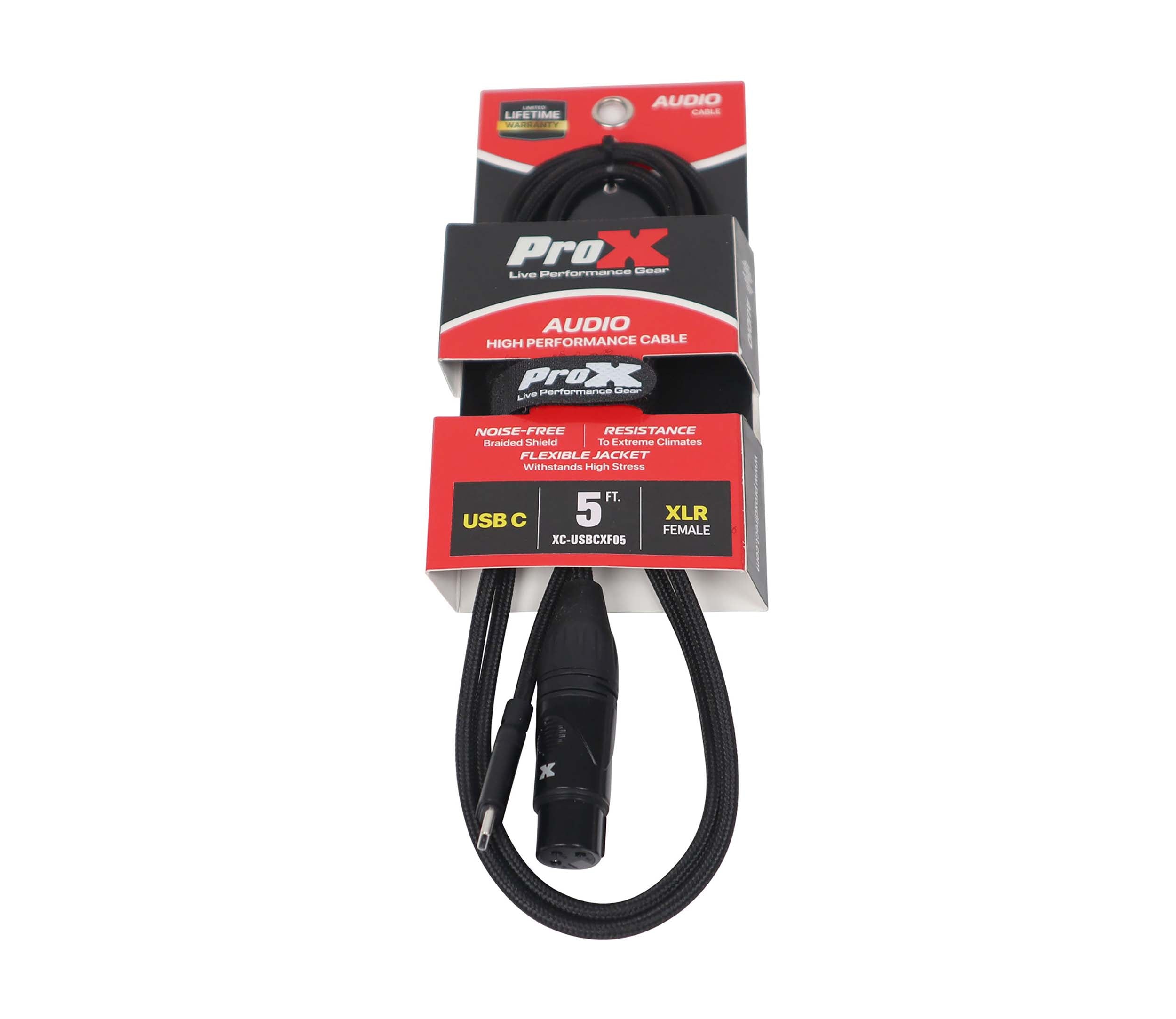 ProX XC-USBCXF05 USB-C to XLR-F Audio Cable - 5 Feet by ProX Cases