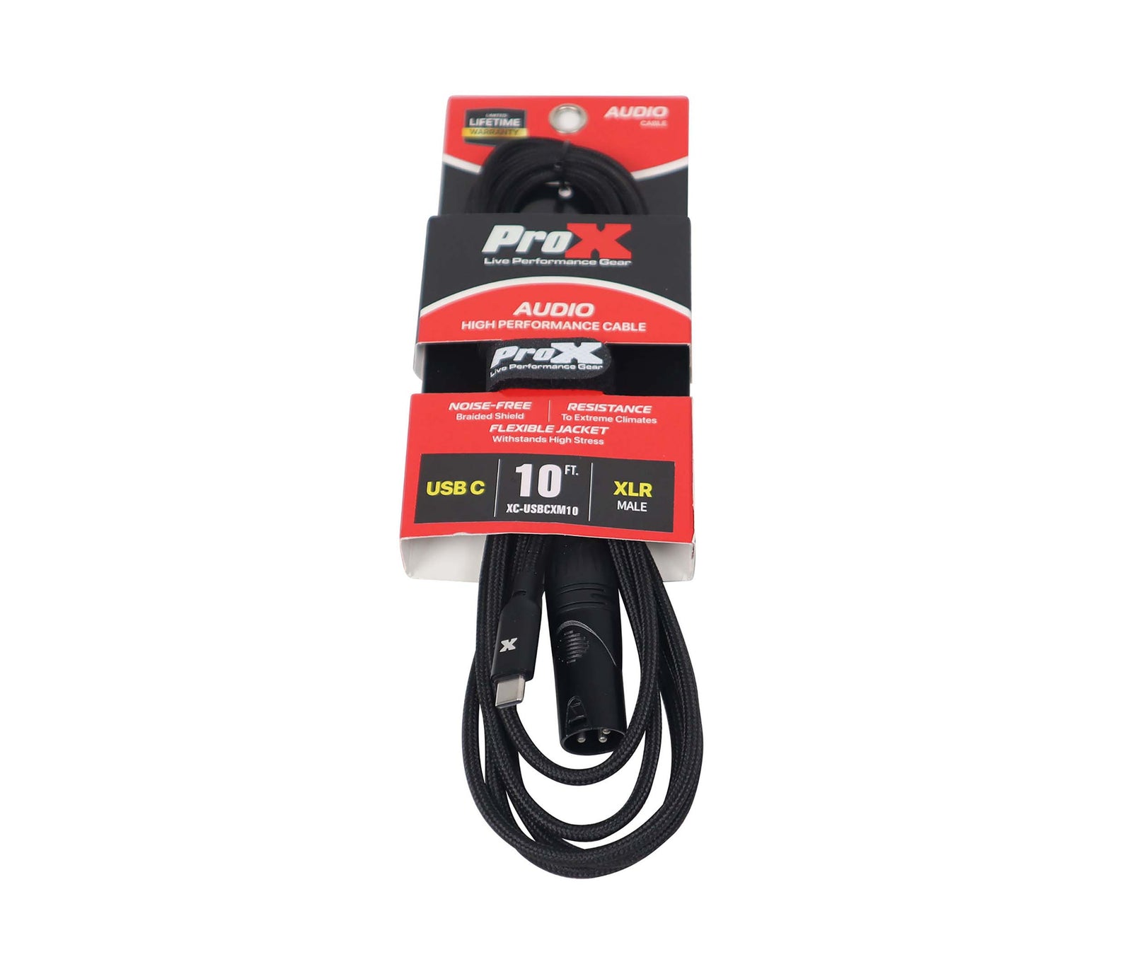 ProX XC-USBCXM10 USB-C to XLR-M Audio Cable - 10 Feet by ProX Cases