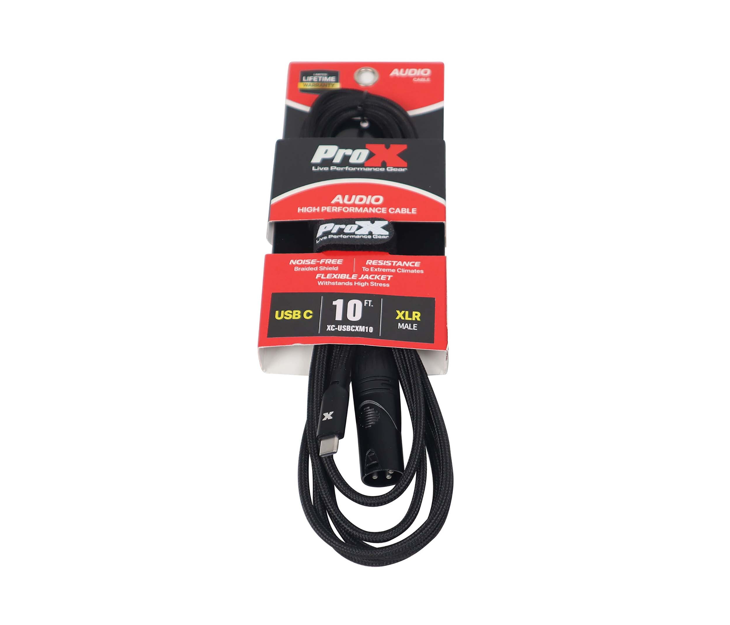 ProX XC-USBCXM10 USB-C to XLR-M Audio Cable - 10 Feet by ProX Cases