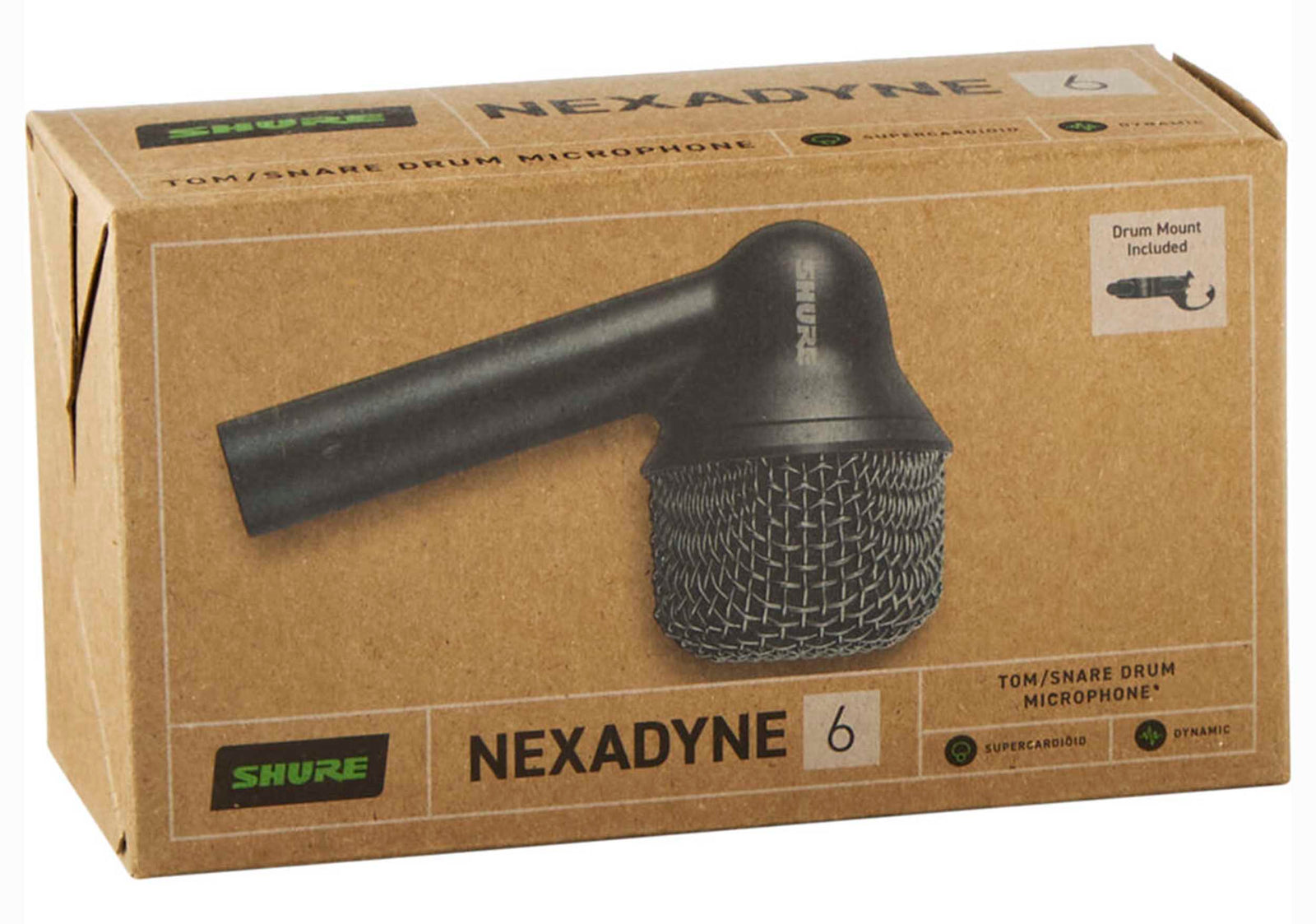 Shure NXN6-3PK Nexadyne 6 Supercardioid Dynamic Tom/Snare Microphone - 3 Pack
