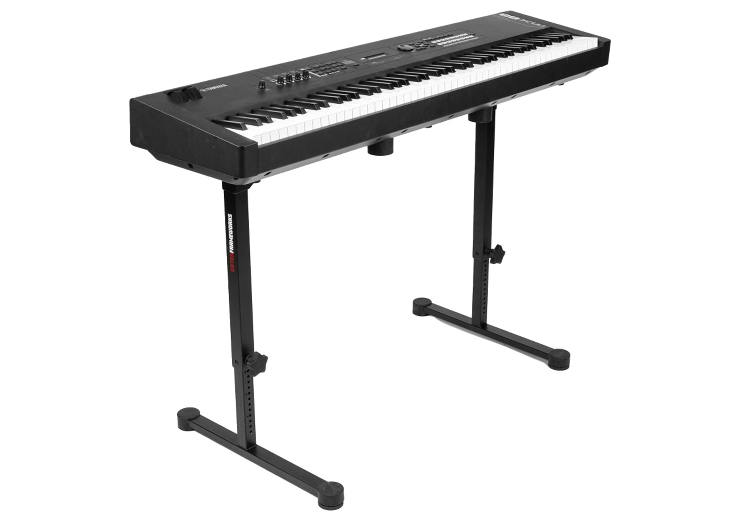 Gator Cases GFW-KEY-6000 Collapsible Table Style Keyboard Stand with Carrying Strap - Black by Gator Cases