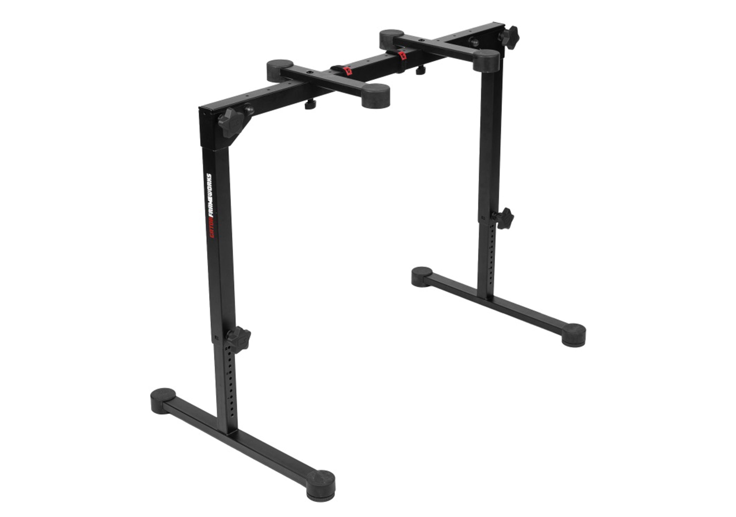 Gator Cases GFW-KEY-6000 Collapsible Table Style Keyboard Stand with Carrying Strap - Black by Gator Cases