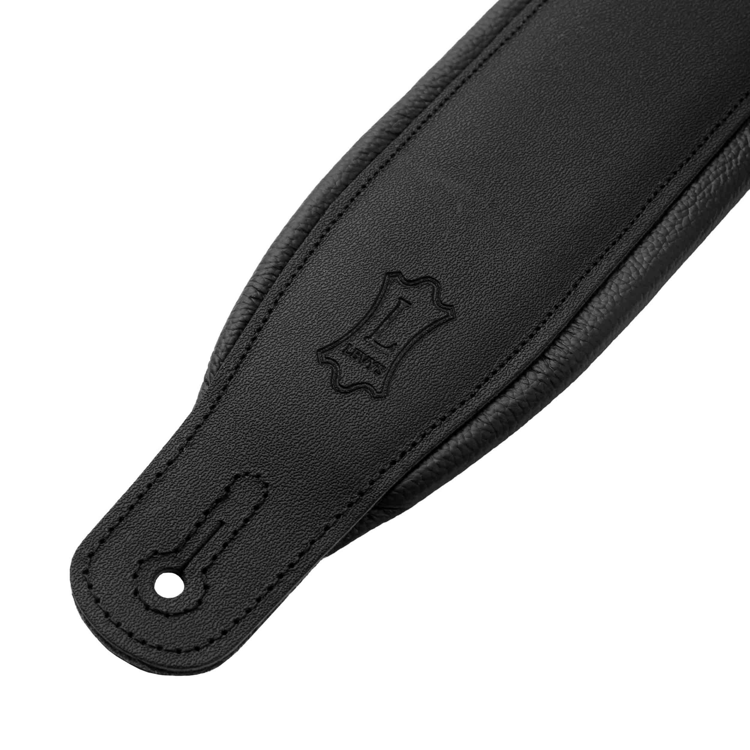Gator M26PD-BLK-MAT Durable and Stage-Ready Matte Black Guitar Strap by Gator Cases