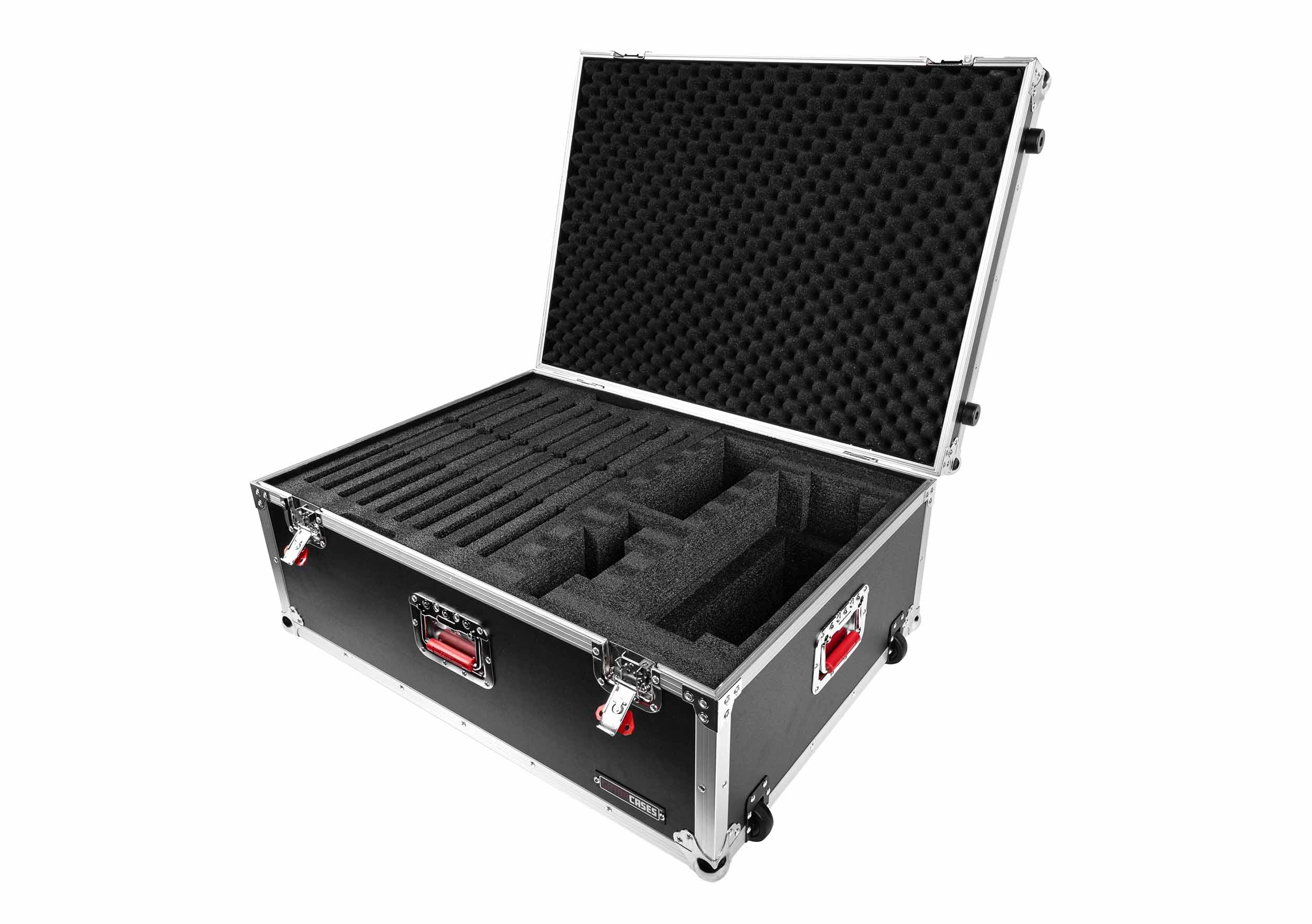 Gator GTOURMFLEX10 ATA-Style Flight Case for Shure Microflex Wireless Conference Systems