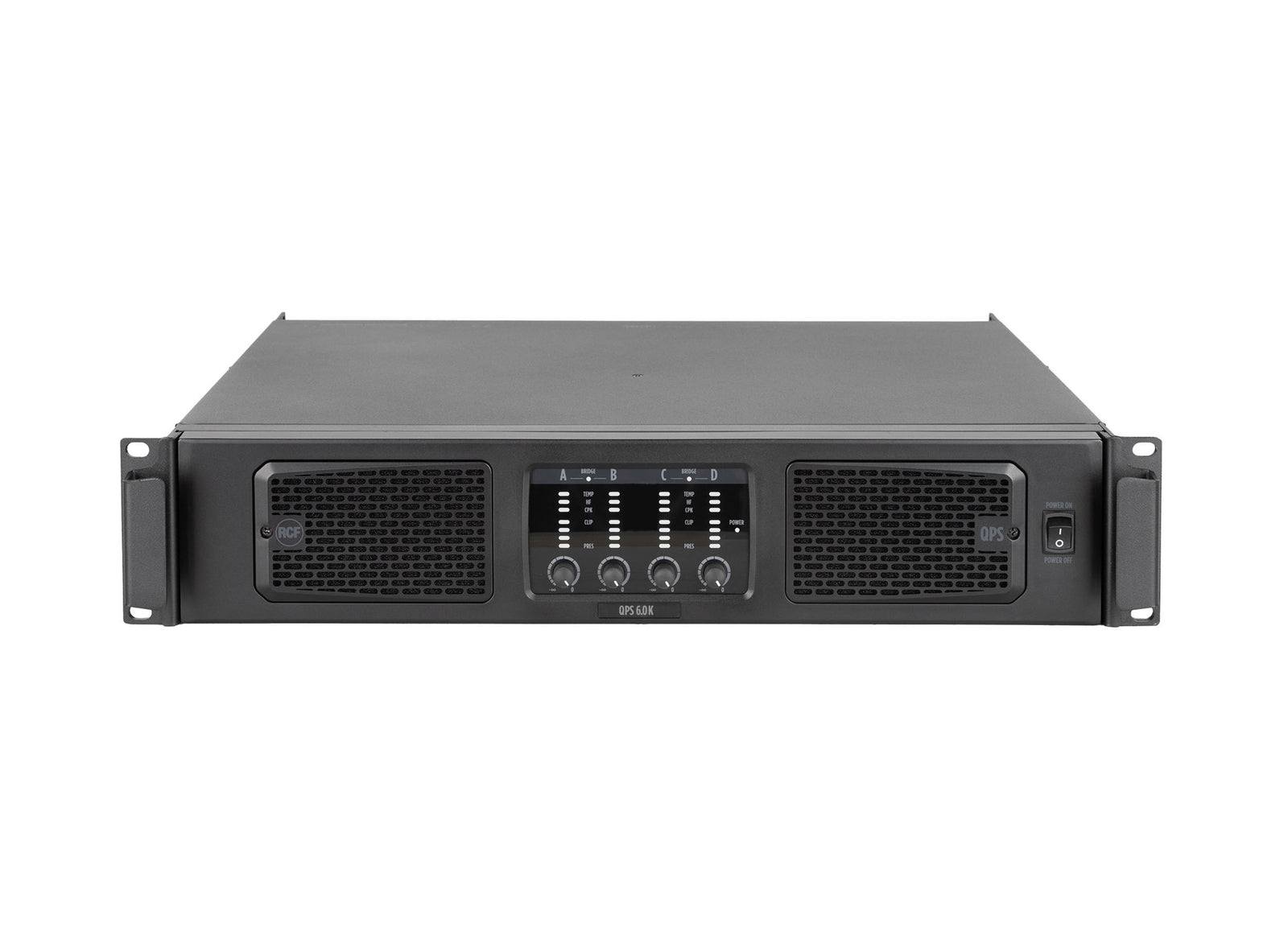RCF QPS 6.0K Four Channels Professional Power Amplifier - 4 x 1500 Watt by RCF