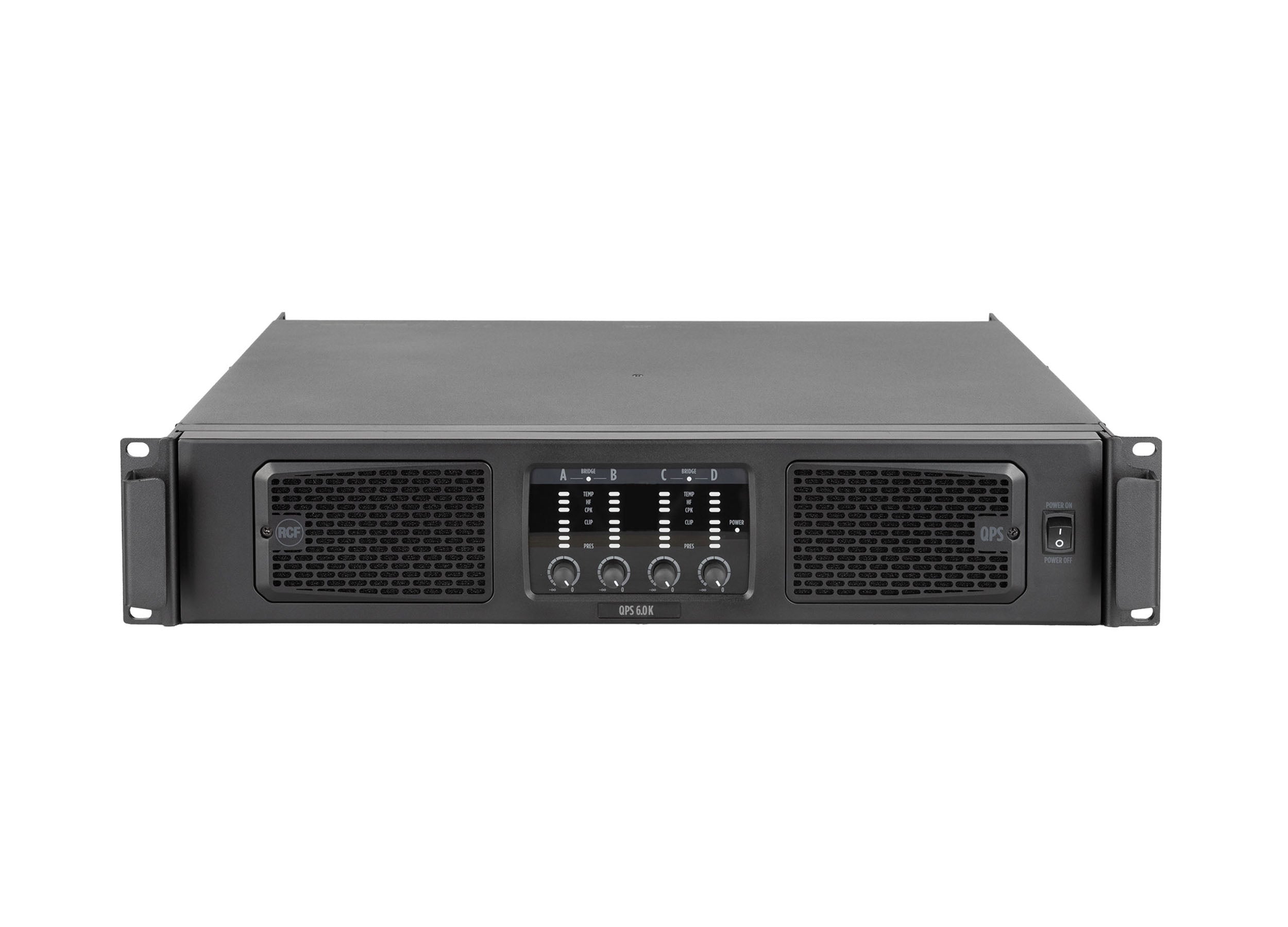 RCF QPS 6.0K Four Channels Professional Power Amplifier - 4 x 1500 Watt by RCF