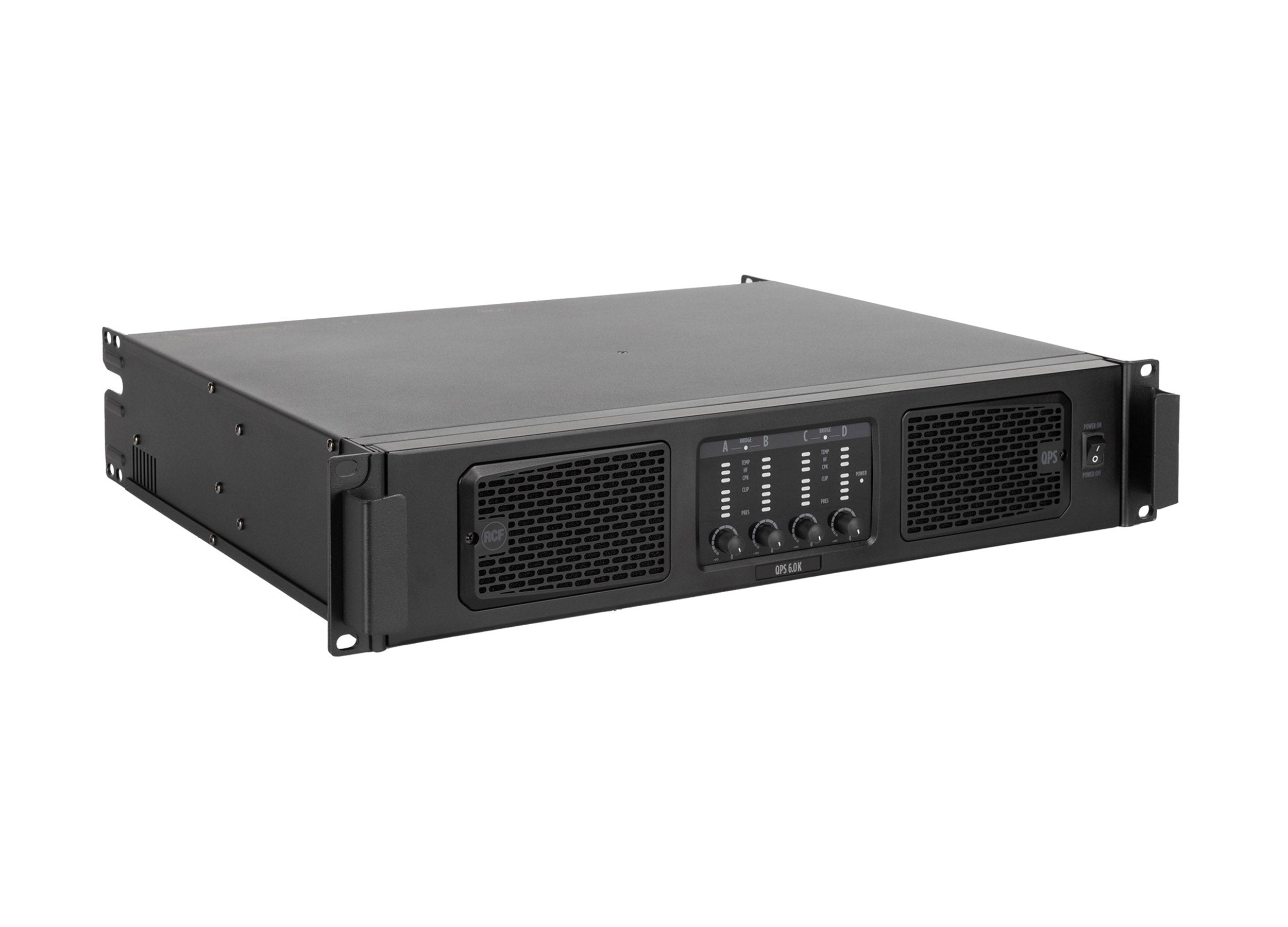 RCF QPS 6.0K Four Channels Professional Power Amplifier - 4 x 1500 Watt by RCF