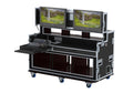 Santosom XSM-AVATEM1M 3X8U 3X3U Video Controller Flight Case for Blackmagic ATEM 1 M/E Panel with 2 Screens by Santosom