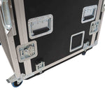 Santosom XSM-AVATEM1M 3X8U 3X3U Video Controller Flight Case for Blackmagic ATEM 1 M/E Panel with 2 Screens by Santosom