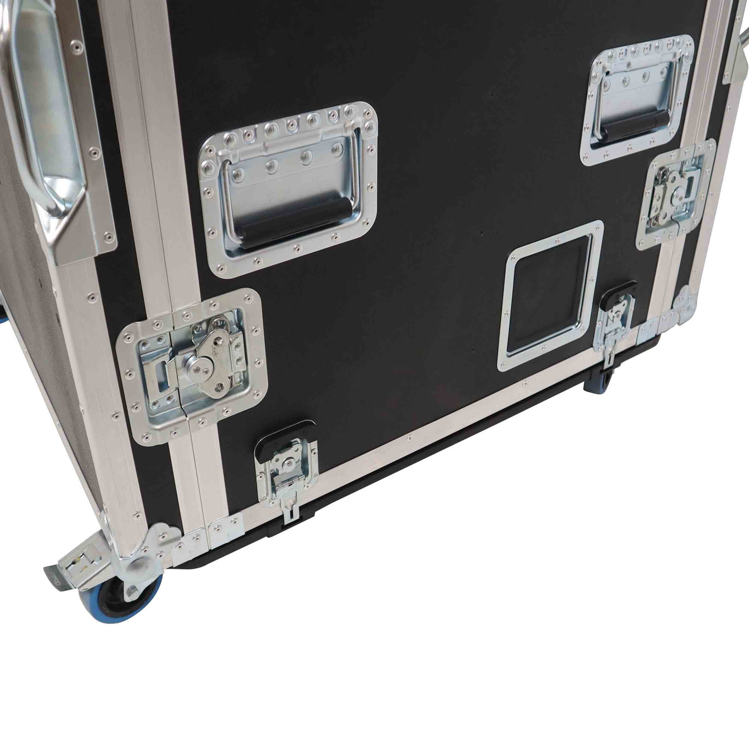 Santosom XSM-AVATEM1M 3X8U 3X3U Video Controller Flight Case for Blackmagic ATEM 1 M/E Panel with 2 Screens by Santosom
