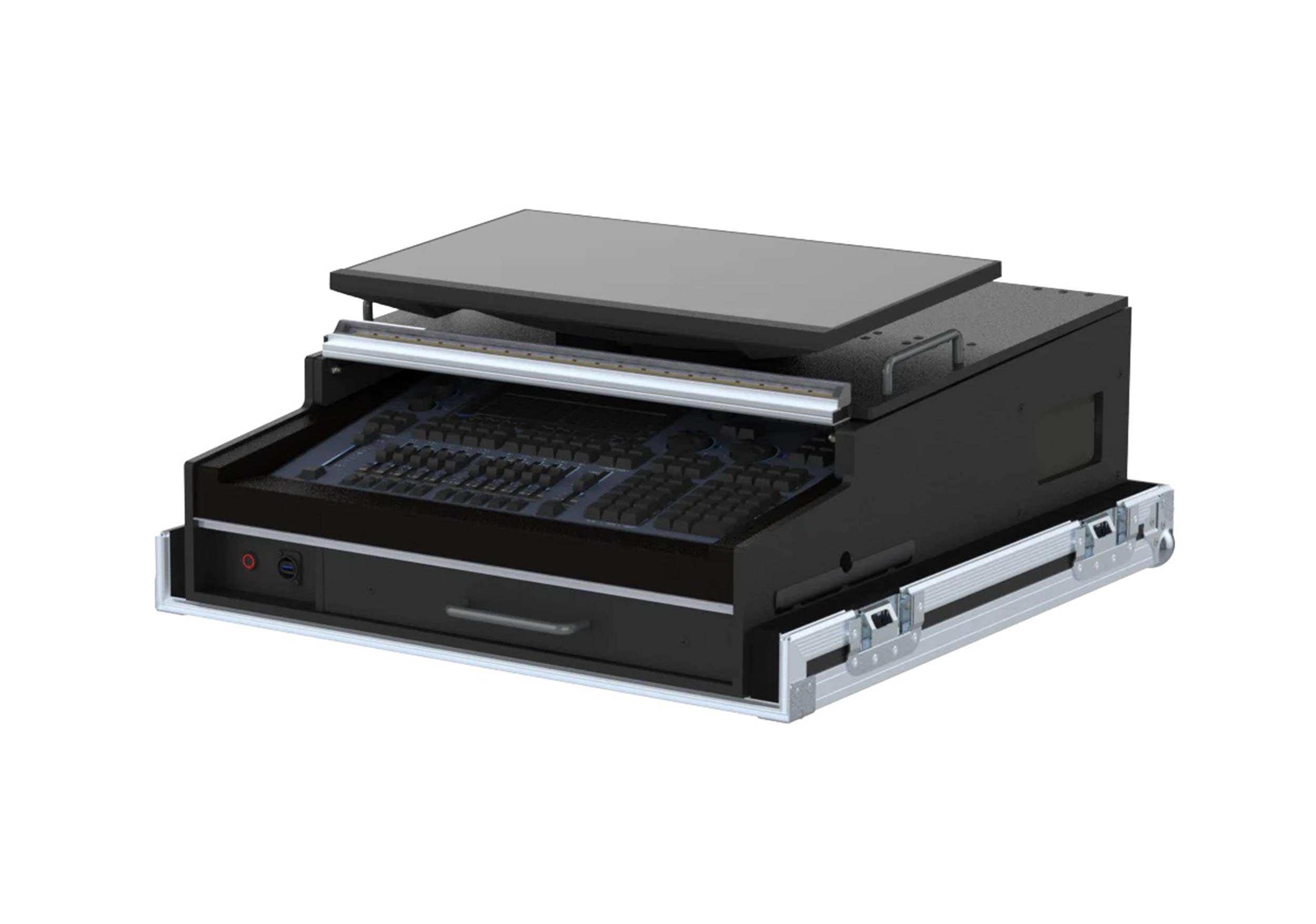 Santosom XSM-CHAMMQ70C Flight Case for Chamsys MagicQ MQ70 Compact Lighting Controller by Santosom