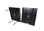 Santosom XSM-AVPRO 2X9U 2X6U Video Controller Flight Case for 2x 24" Monitors and 9U/6U Rack by Santosom