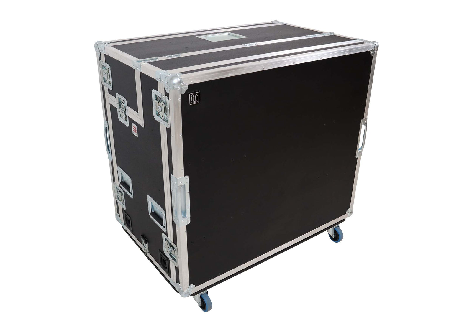 Santosom XSM-AVPRO 2X9U 2X6U Video Controller Flight Case for 2x 24" Monitors and 9U/6U Rack by Santosom