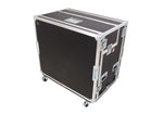 Santosom XSM-AVPRO 2X9U 2X6U Video Controller Flight Case for 2x 24" Monitors and 9U/6U Rack by Santosom