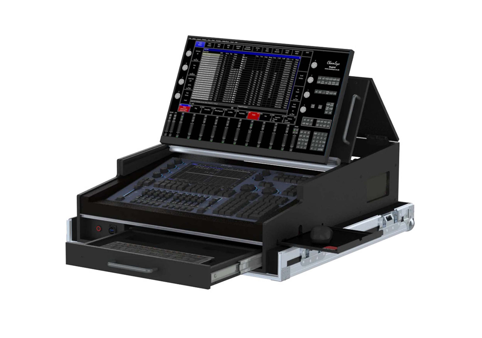 Santosom XSM-CHAMMQCOMPACT Flight Case PRO-5 for ChamSys MagicQ Compact by Santosom