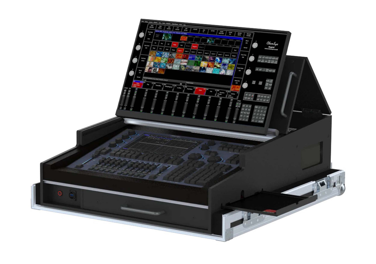 Santosom XSM-CHAMMQCOMPACT Flight Case PRO-5 for ChamSys MagicQ Compact by Santosom