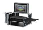 Santosom XSM-ROLAND VR4HD 3U Flight Case Regie 4 Roland VR-4HD, LCD and 19" 3U by Santosom