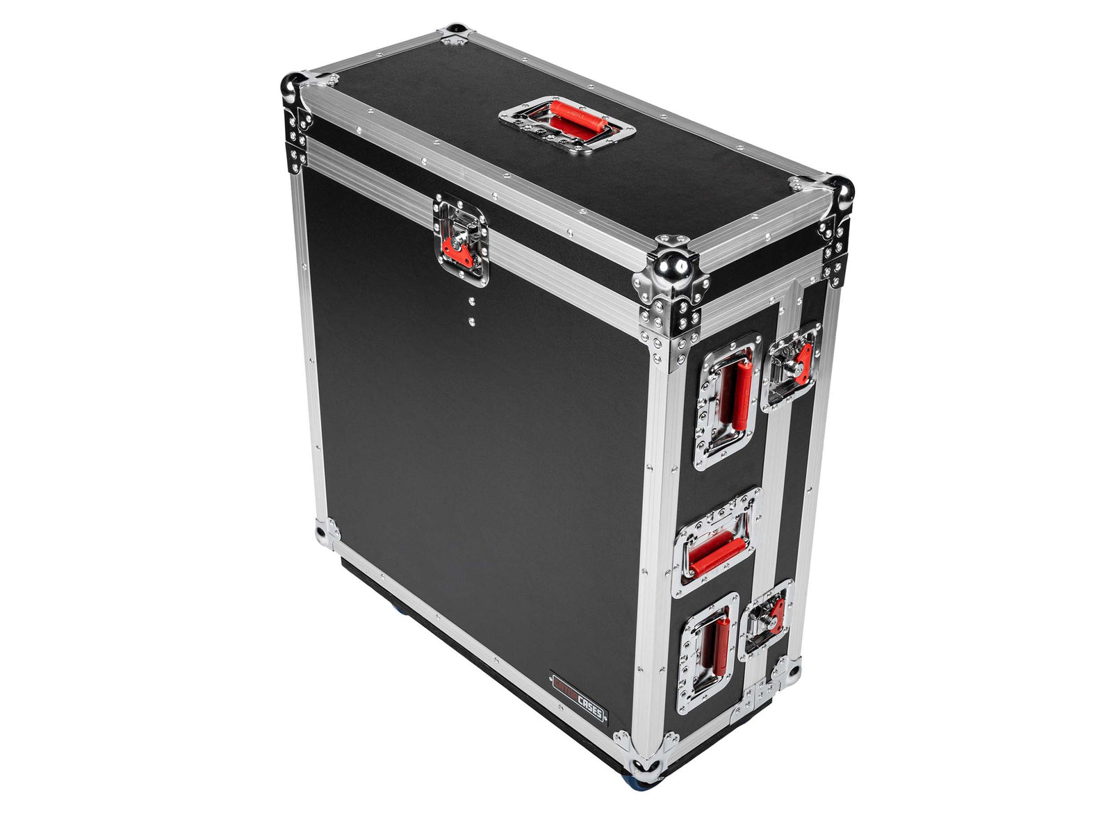 Gator GTOUR-X32CMPCT ATA-Style Flight Case for Behringer X32 Compact Mixer with Wheels - Doghouse Included by Gator Cases