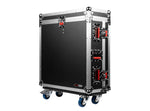 Gator GTOUR-X32CMPCT ATA-Style Flight Case for Behringer X32 Compact Mixer with Wheels - Doghouse Included by Gator Cases