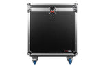 Gator GTOUR-X32CMPCT ATA-Style Flight Case for Behringer X32 Compact Mixer with Wheels - Doghouse Included by Gator Cases