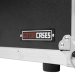 Gator GTOUR-X32CMPCT ATA-Style Flight Case for Behringer X32 Compact Mixer with Wheels - Doghouse Included by Gator Cases