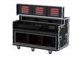 Santosom XSM-AVTRITC1 3X8U 3X3U Flight Case for Tricaster TC1, 3 Screens 3U and  8U Rack Integration by Santosom