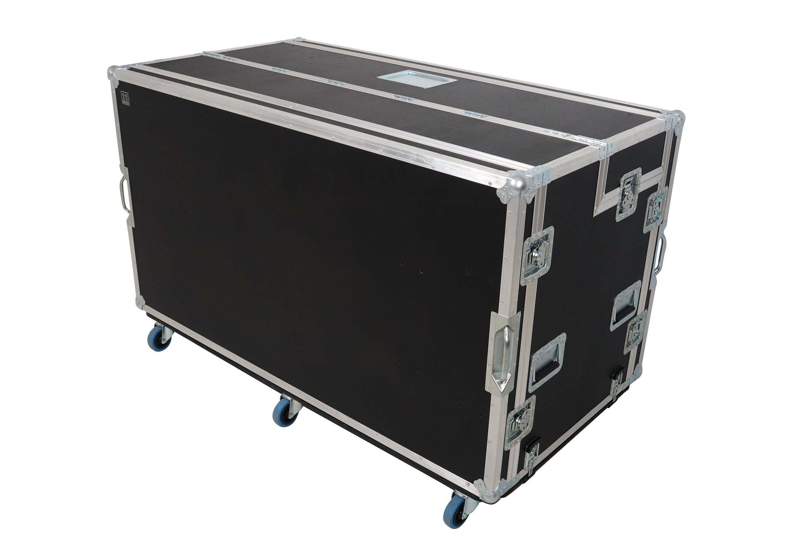 Santosom XSM-AVTRITC1 3X8U 3X3U Flight Case for Tricaster TC1, 3 Screens 3U and  8U Rack Integration by Santosom