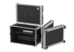 Santosom XSM-AV6U3U Flight Case Regie 4 Video Production Controller with LCD & 19" 3U Rack by Santosom