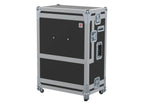 Santosom XSM-AV6U3U Flight Case Regie 4 Video Production Controller with LCD & 19" 3U Rack by Santosom