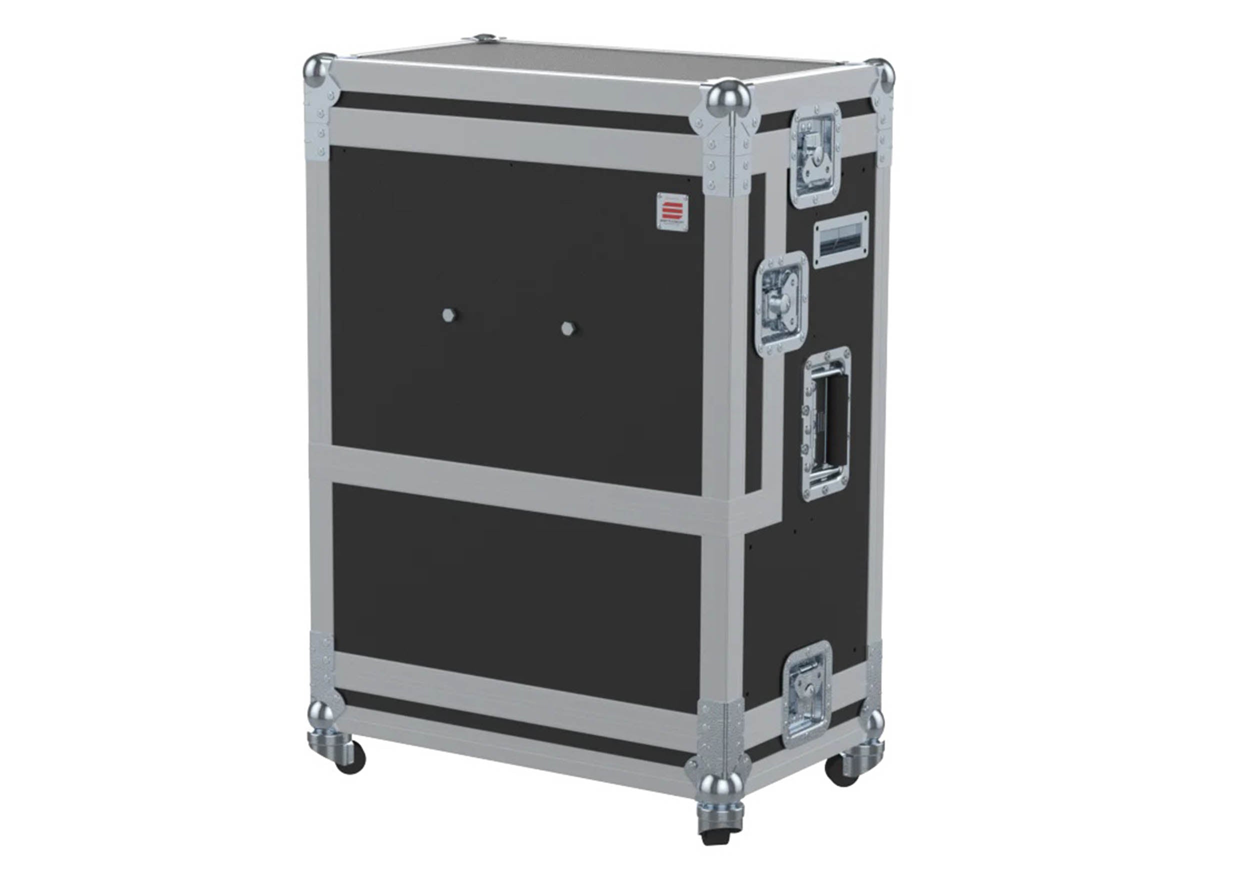 Santosom XSM-AV6U3U Flight Case Regie 4 Video Production Controller with LCD & 19" 3U Rack by Santosom