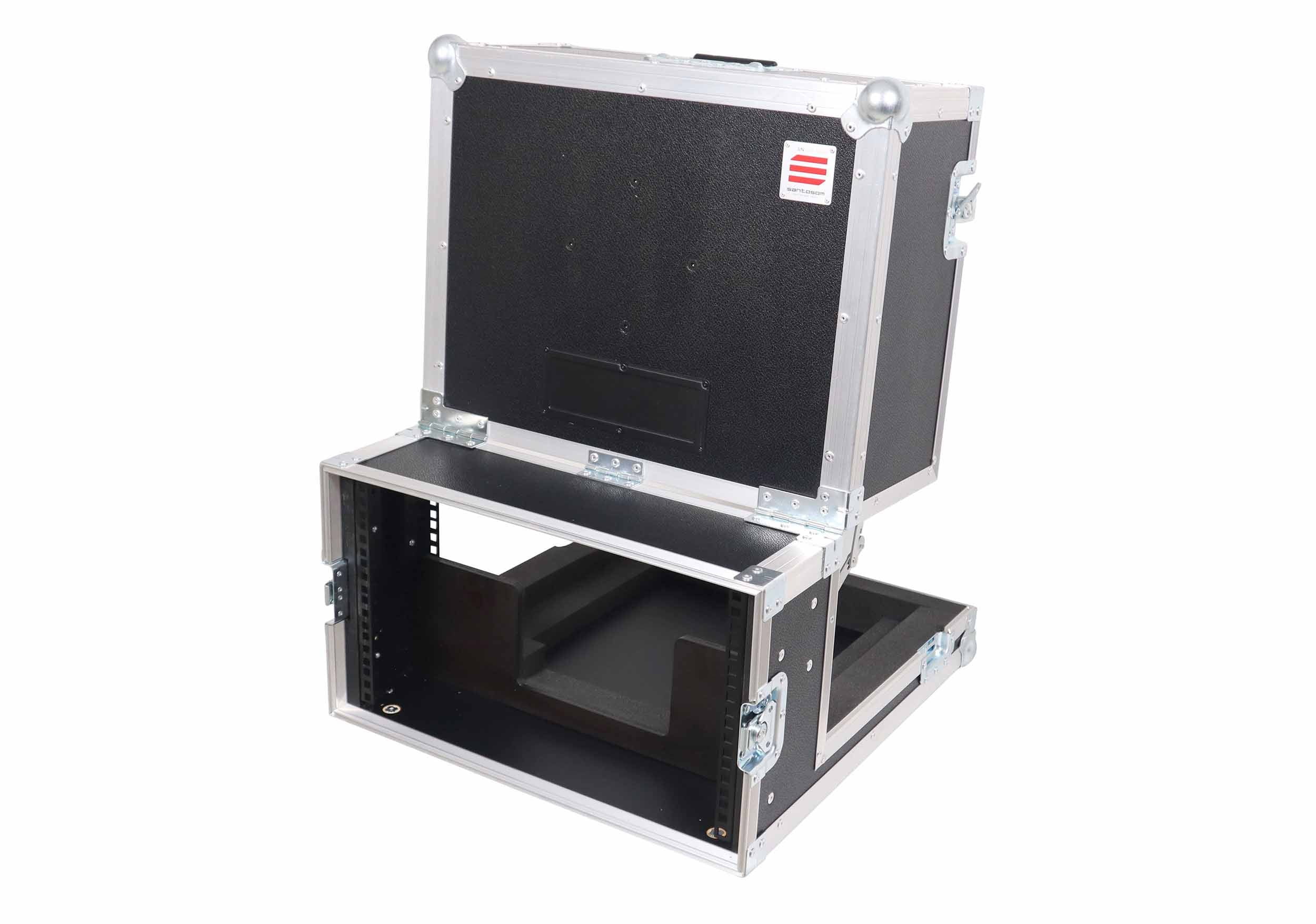 Santosom XSM-AVMG3U6U Video Controller Flight Case for Blackmagic ATEM 1 M/E Camera Control Panel 3U + 6U by Santosom