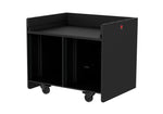 Santosom XSM-2X12U W MENSA Double Wood Regie Rack Case - 12U + 12U by Santosom
