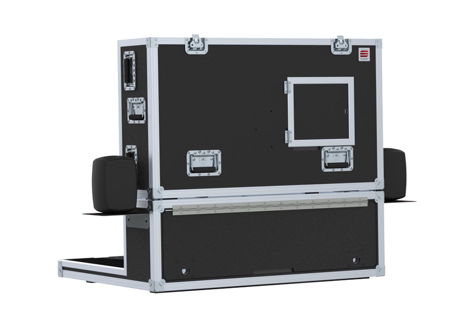 Santosom XSM-AVATEM2ME2X2UW Professional Flight Case for Blackmagic ATEM 2 M/E and Monitor by Santosom