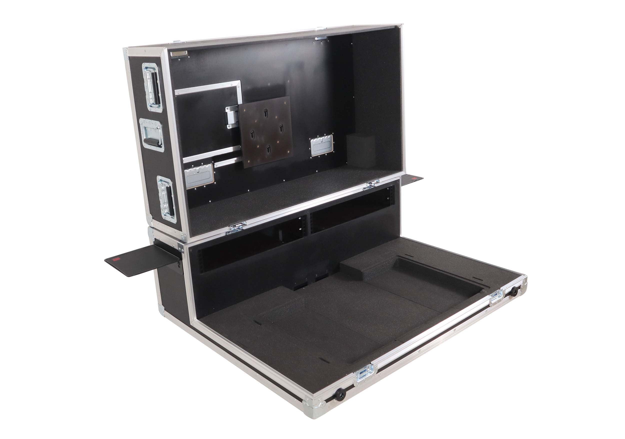 Santosom XSM-AVATEM2ME2X2UW Professional Flight Case for Blackmagic ATEM 2 M/E and Monitor by Santosom