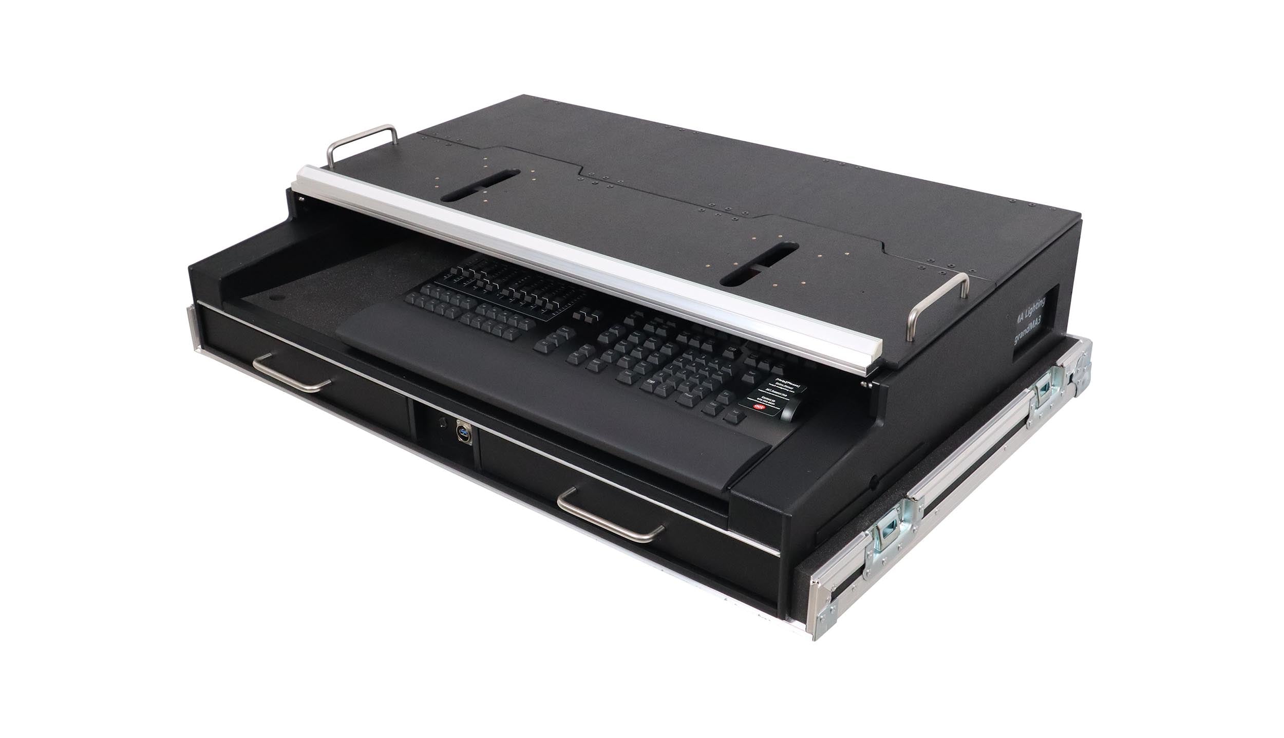 Santosom XSM-GMA3onPC Flight Case for GrandMA3 onPC Command Wing & Fader Wing by Santosom