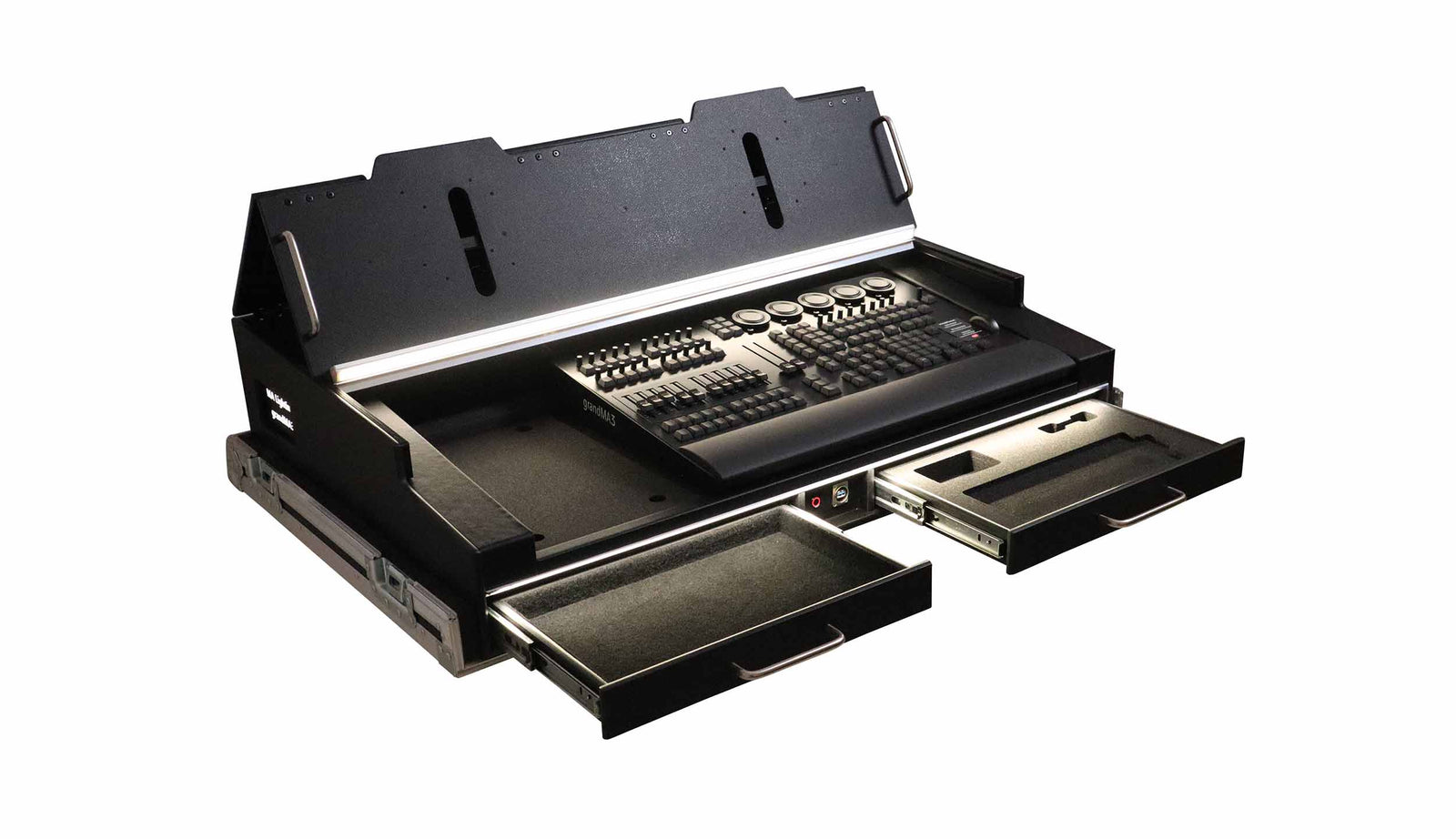 Santosom XSM-GMA3onPC Flight Case for GrandMA3 onPC Command Wing & Fader Wing by Santosom